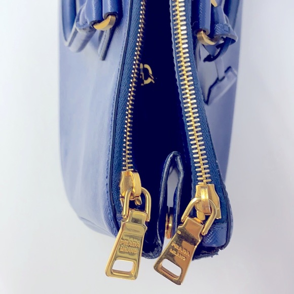 Prada Galleria Cobalt Blue Saffiano Leather Tote - Picture 8 of 13